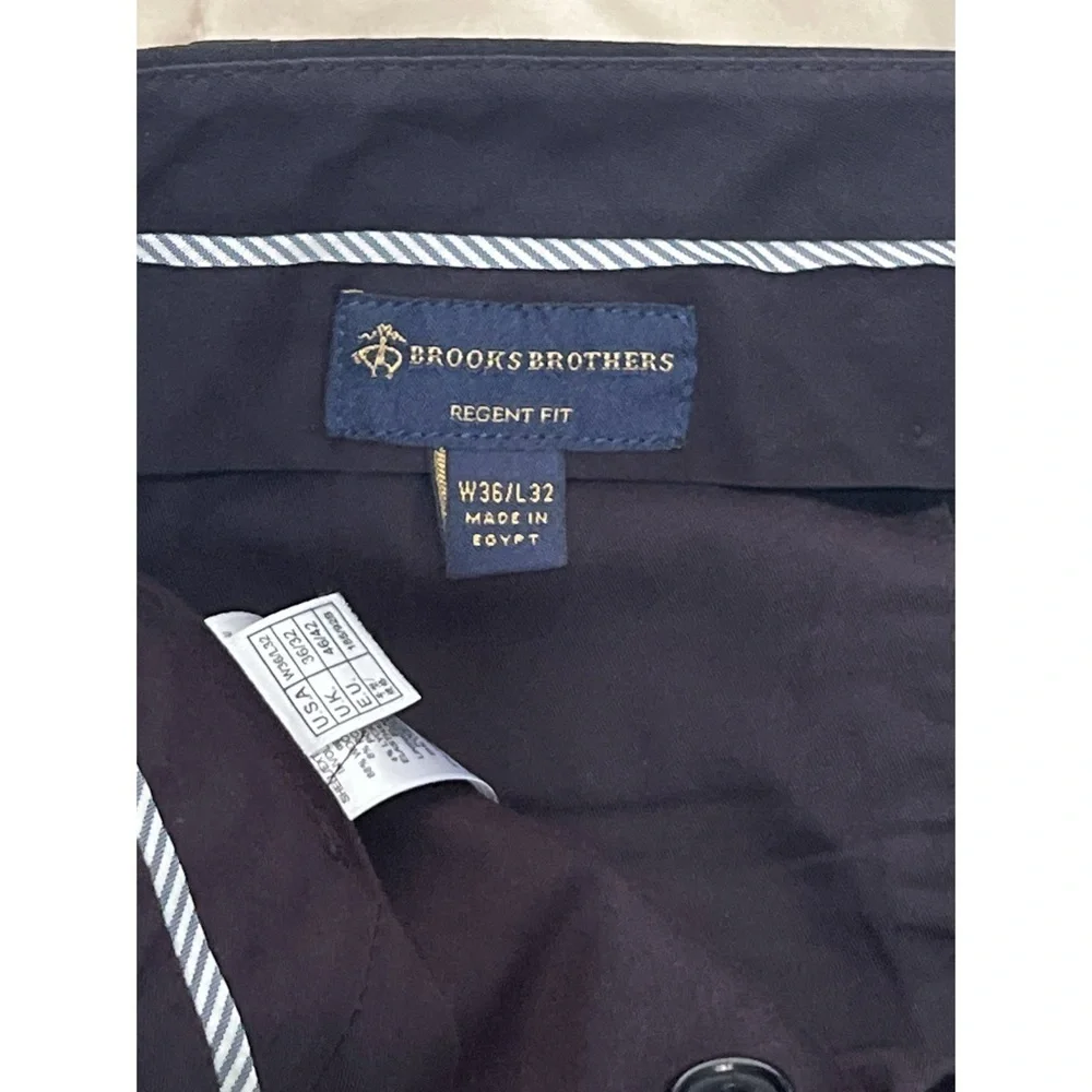 Brooks Brothers Pants Men’s 35x31 Black Regent Fit Wool Slacks